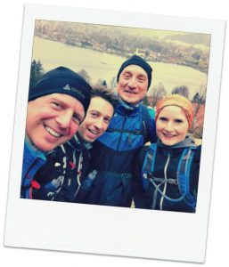 Selfie am großen Parapluie