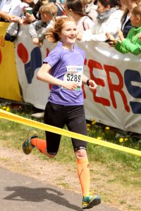 Zieleinlauf beim Rennsteigmarathon