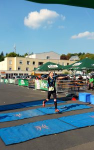 Zieleinlauf beim Vogelsberg Vulkan-Trail