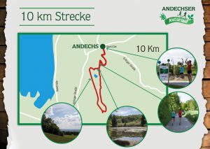 9,5-km-Strecke des Andechser Naturlaufs