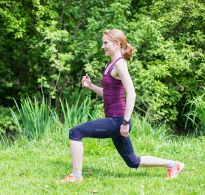 Lauftechnik: Ausfallschritt