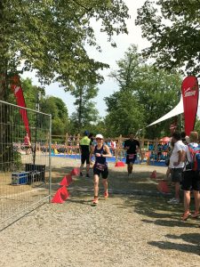 Chiemsee Triathlon: Wechsel Rad-Laufen