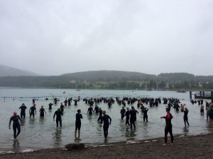 Tegernsee Triathlon: Schwimmstart