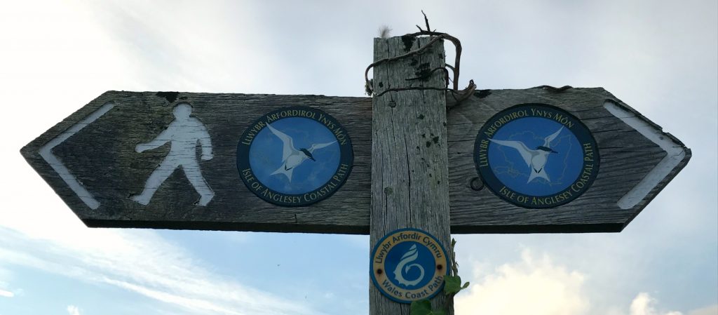 Anglesey Coastal Path Sign