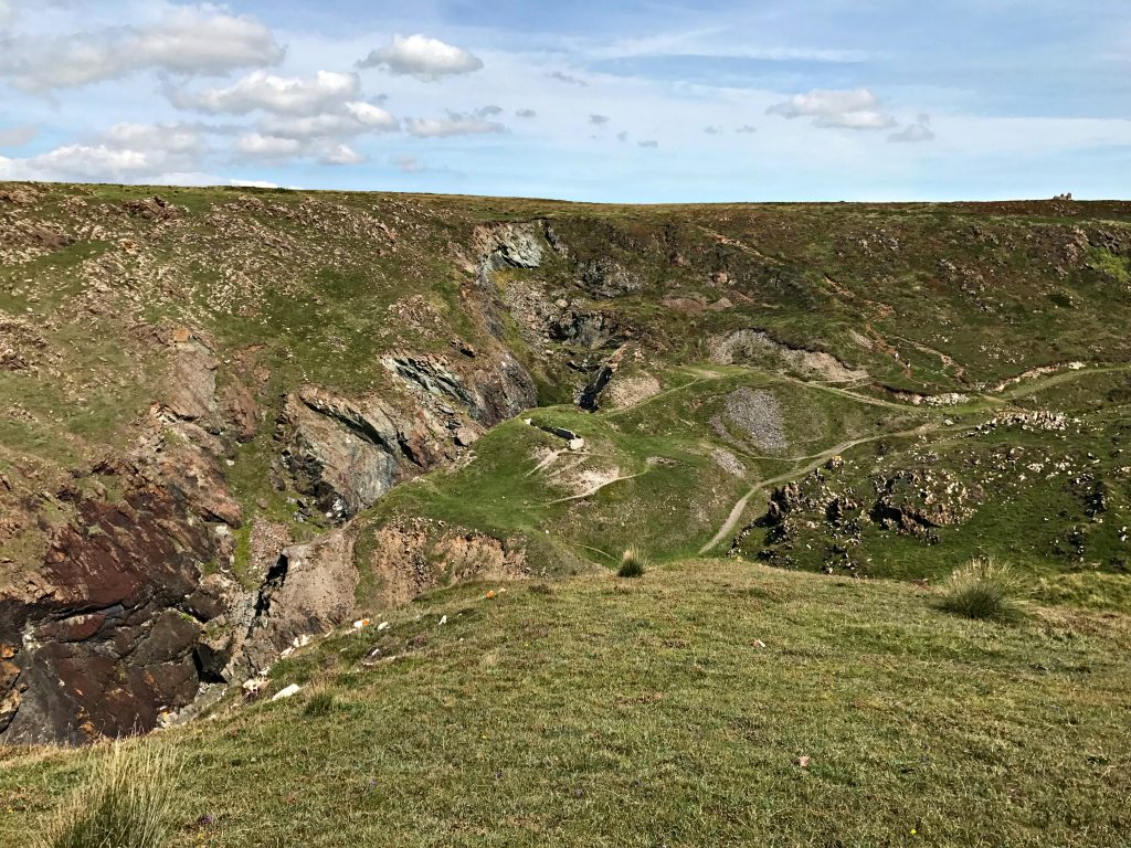 Porthleven-Lizard: Berglandschaft