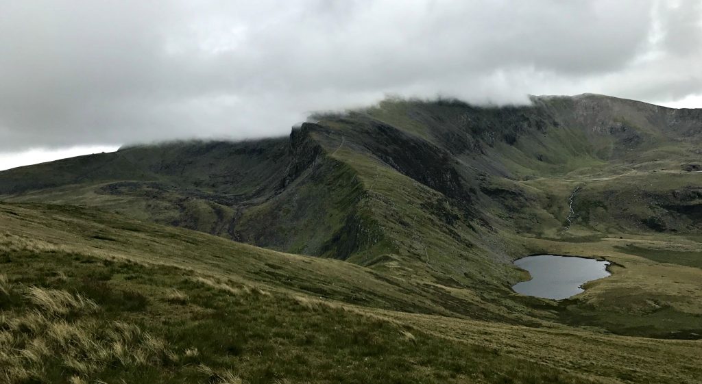 Blick auf den Snowdon Ranger Path