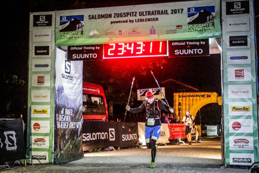 Finisher beim Zugspitz Ultratrail