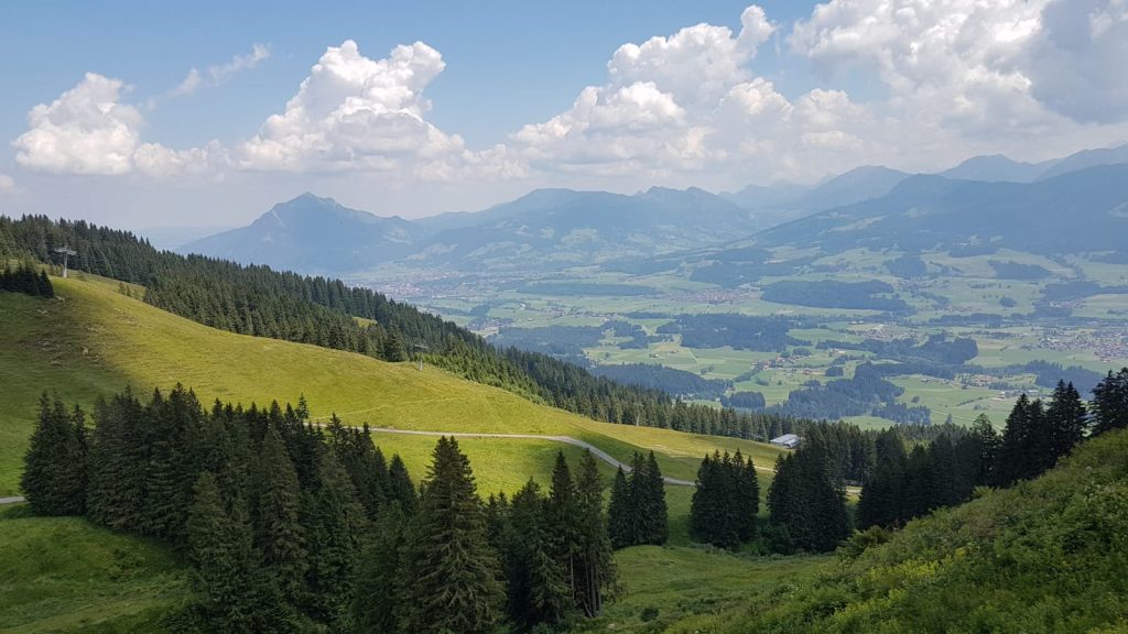 Aussicht beim Allgäu Panorama Marathon