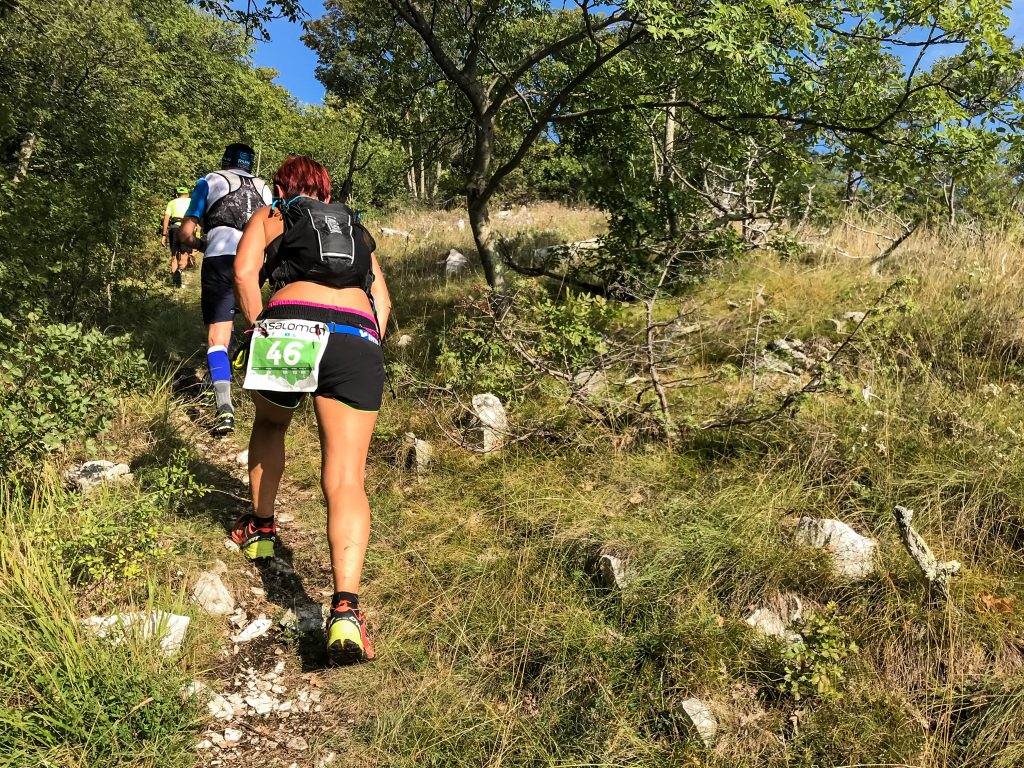 Aufstieg beim Ucka Trail