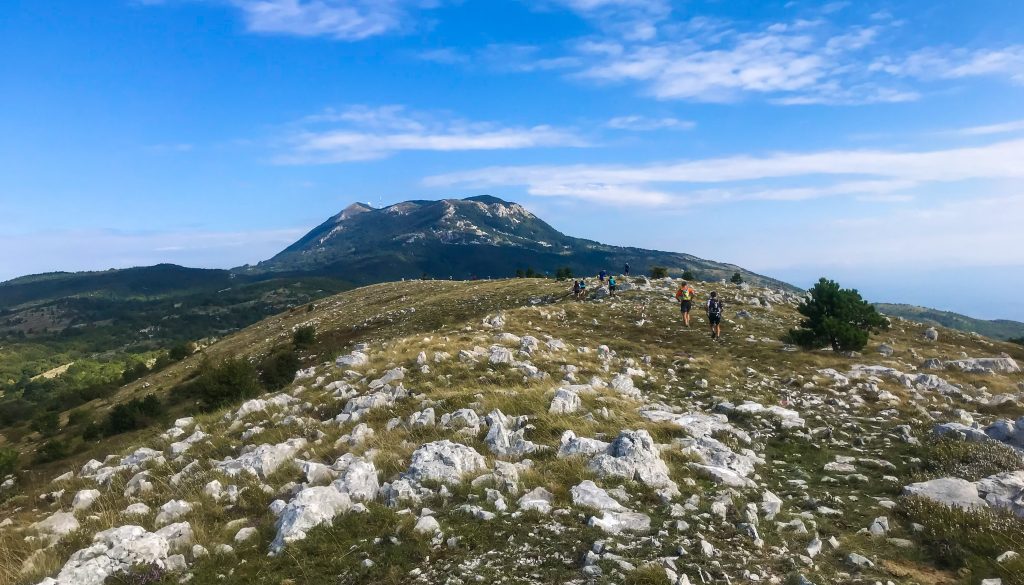 Bergplateau auf dem Ucka Trail