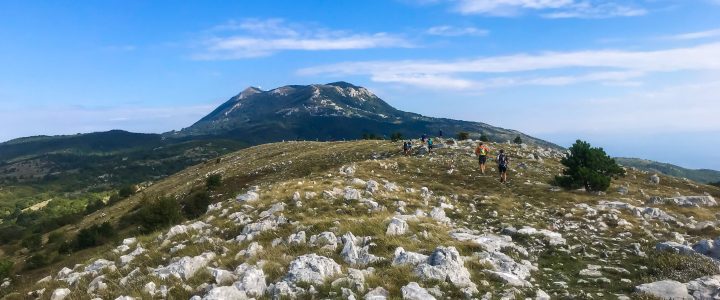 Bergplateau auf dem Ucka Trail