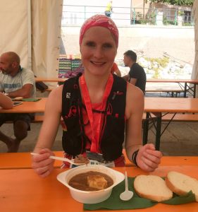 Finisher Lunch beim Ucka Trail