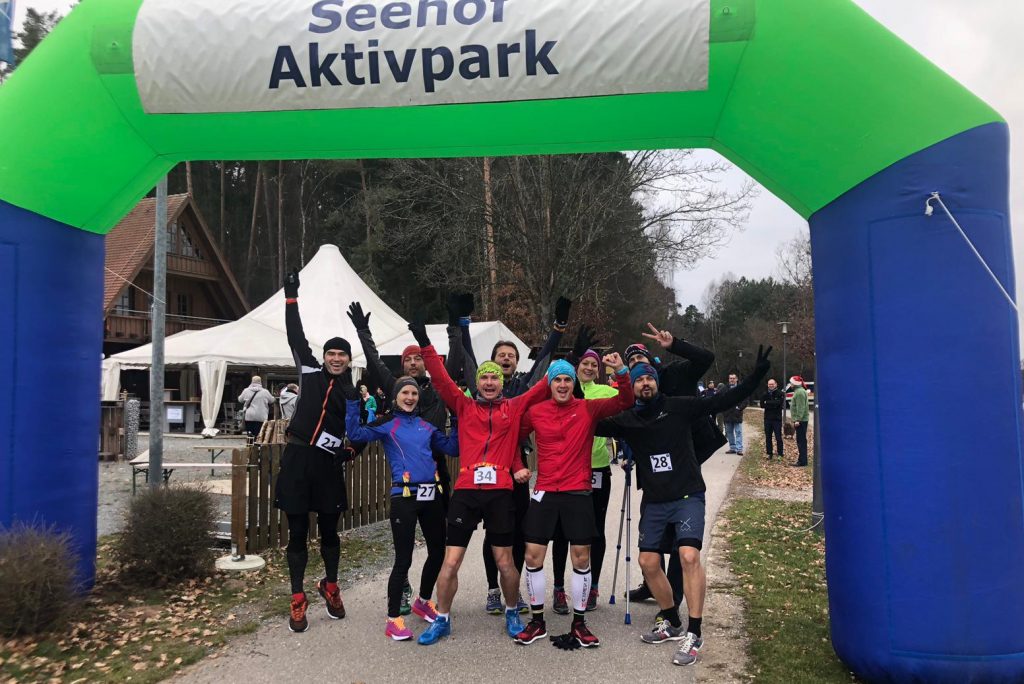 Vor dem Start des Seenländer Ultra XMas Marathon 2018