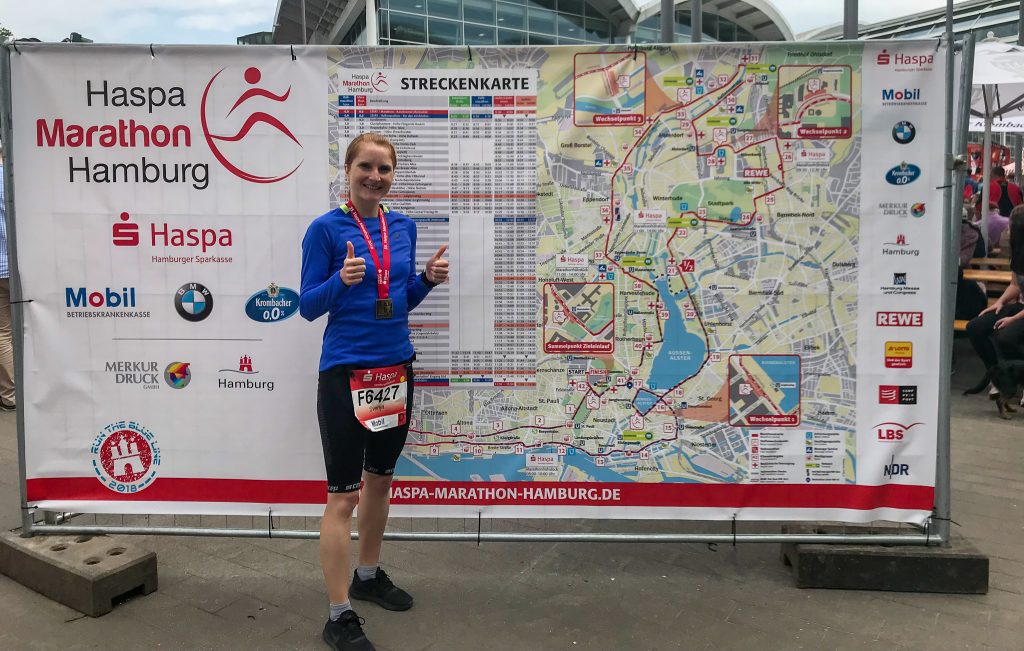 Hamburg Marathon 2018: Happy Finisher