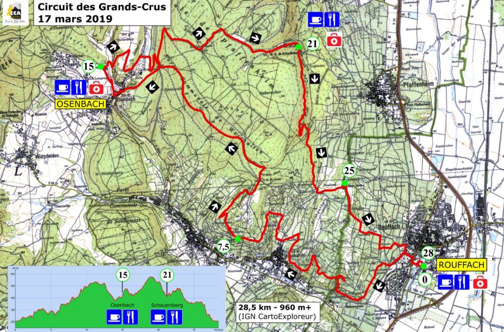 Streckenprofil Circuit des Grands Crus