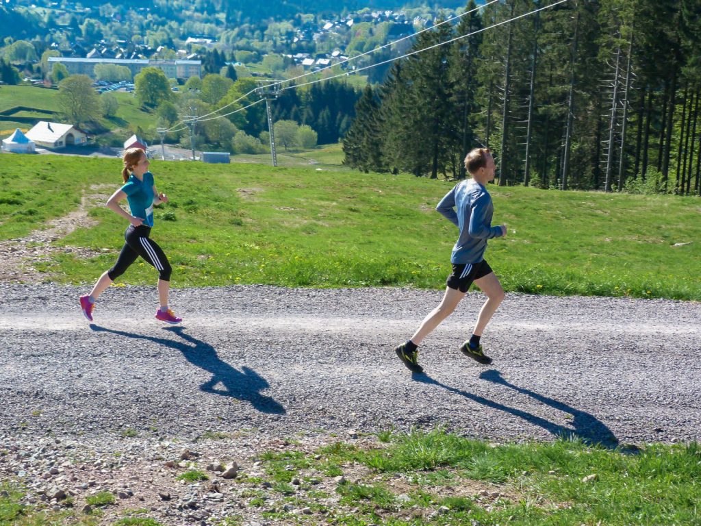 Rennsteiglauf Halbmarathon: Skihang