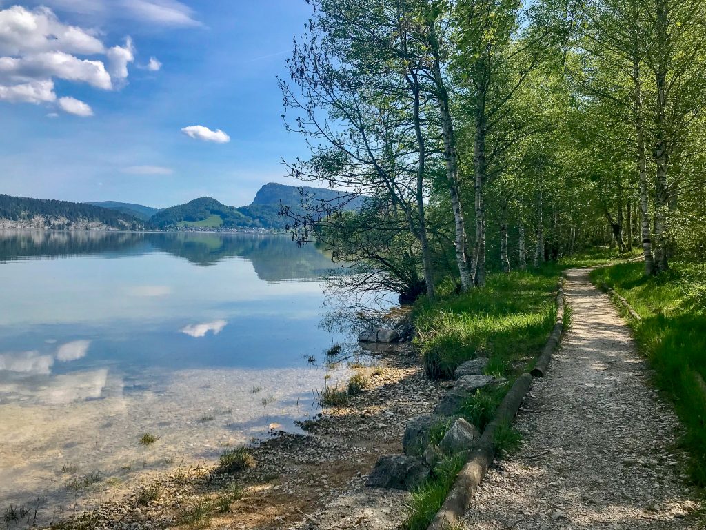 Fußweg am Lac de Joux