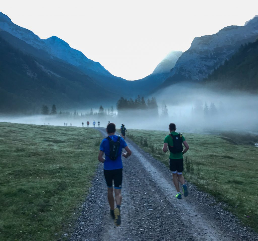 Nebel im Karwendelgebirge