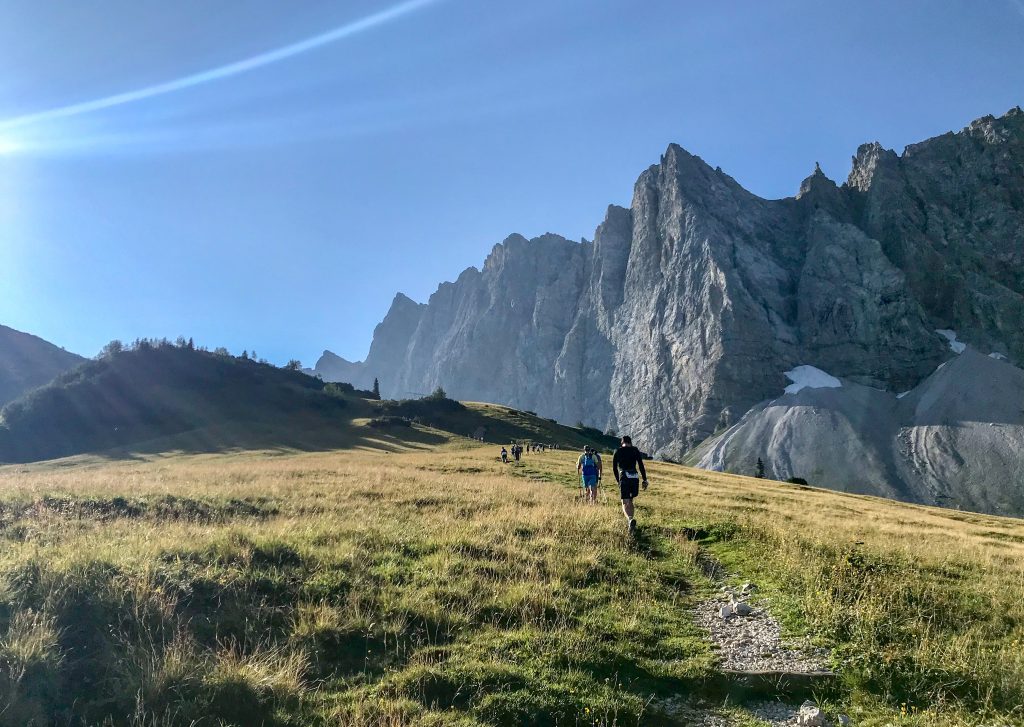 Aufstieg zur Falkenhütte