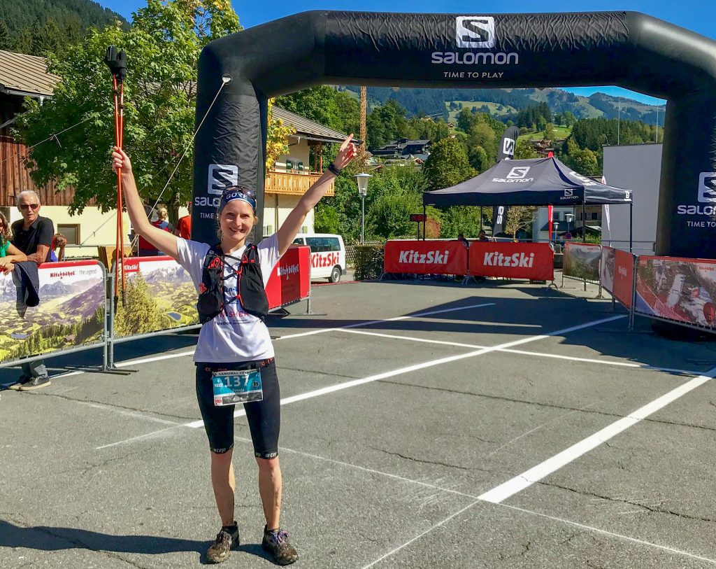 Finisher - im Ziel des Gamstrail 2019