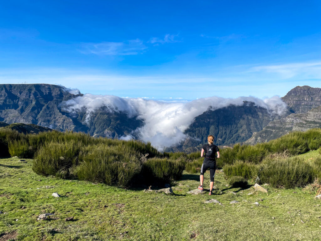 Bergaussicht auf Madeira