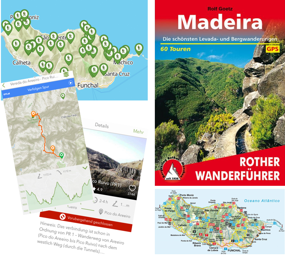 Laufstrecken auf Madeira