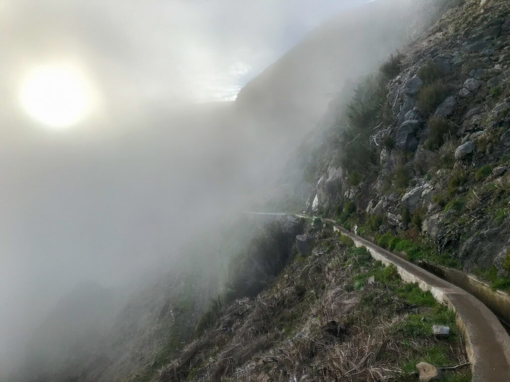 Levada im Nebel